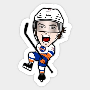 Barzal Hockey Toon Sticker